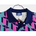 Scotland 1990 Away Pink&Green Soccer Jersey